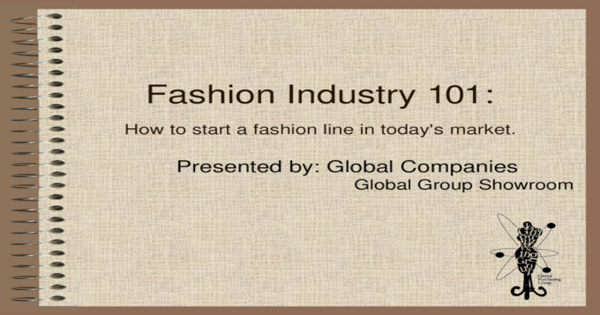 Fashion Industry - [PPT Powerpoint]